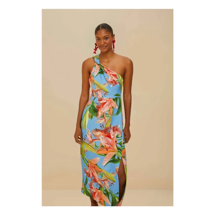 Robe Lily Bloom Lin | Bleu- Image produit n°2