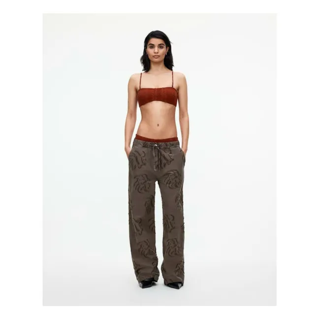 Pantalon Emberia Pan Dobby  | Marron