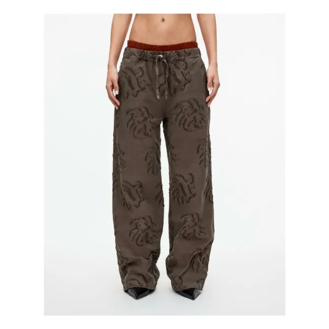 Pantalon Emberia Pan Dobby  | Marron