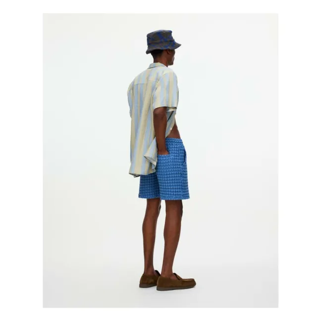 Short Coronet Porto Waffle | Bleu
