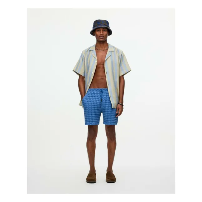 Short Coronet Porto Waffle | Bleu