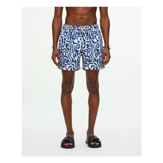Marbling Badeshorts | Beige