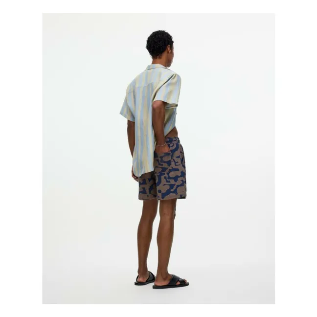 Short de Bain Morel Puzzlotec | Marron