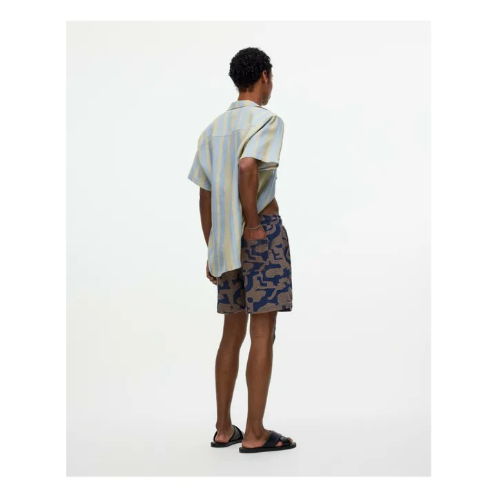 Short de Bain Morel Puzzlotec | Marron- Image produit n°5
