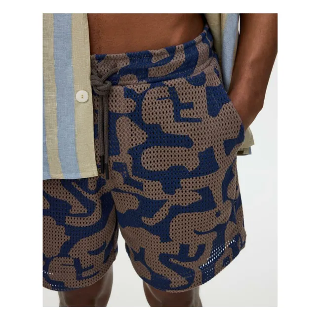 Pantaloncini da bagno Morel Puzzlotec | Marrone