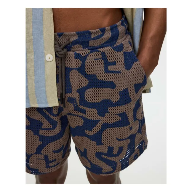 Short de Bain Morel Puzzlotec | Marron