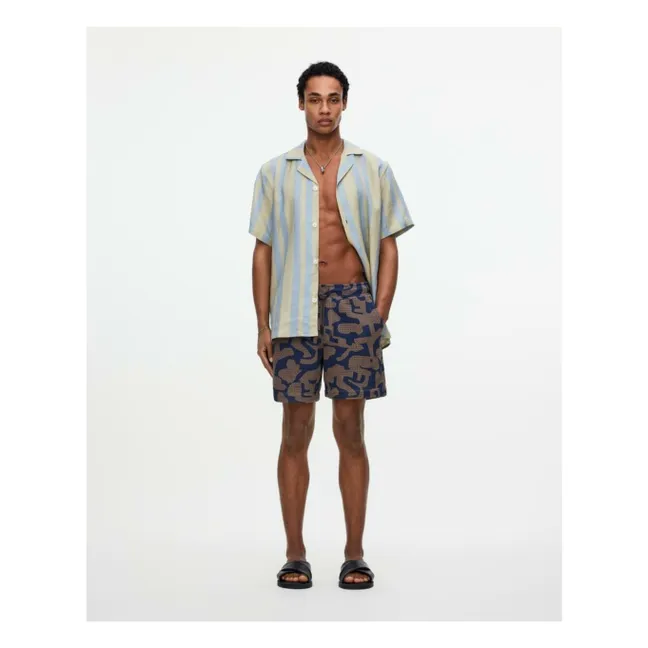 Short de Bain Morel Puzzlotec | Marron