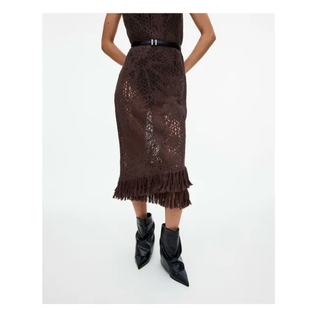 Robe Astrea Ari Crochet  | Marron