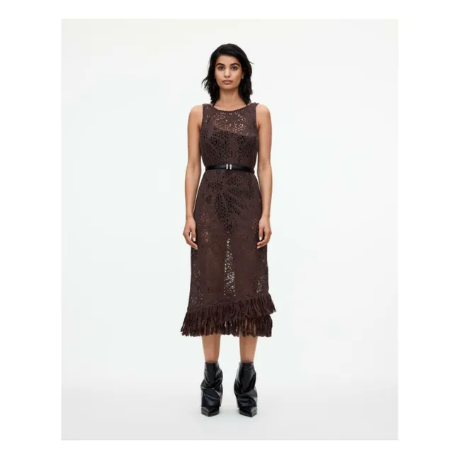 Robe Astrea Ari Crochet  | Marron