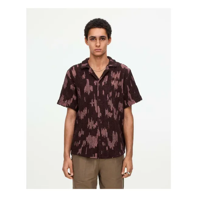 Brink Palmer Camicia all'uncinetto | Marrone