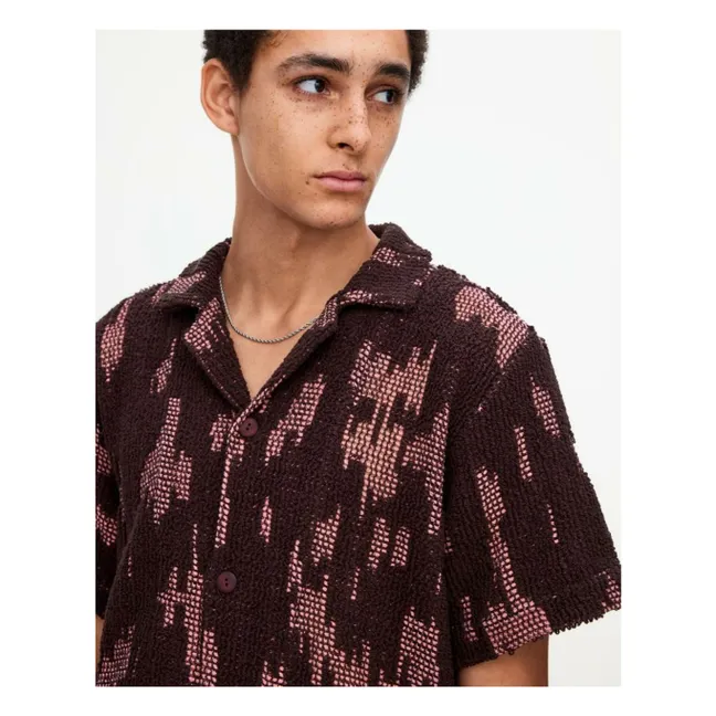 Brink Palmer Camicia all'uncinetto | Marrone