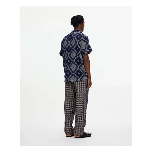 Chemise Trastevere Cuba Crochet | Bleu