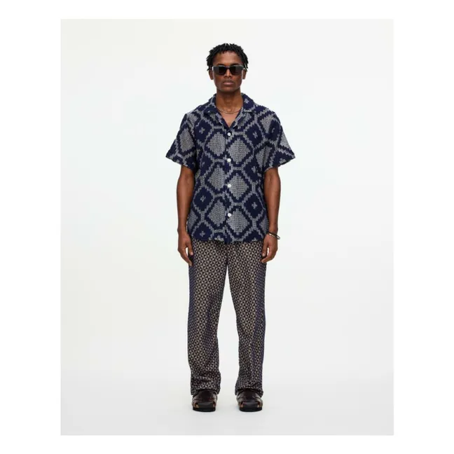 Chemise Trastevere Cuba Crochet | Bleu