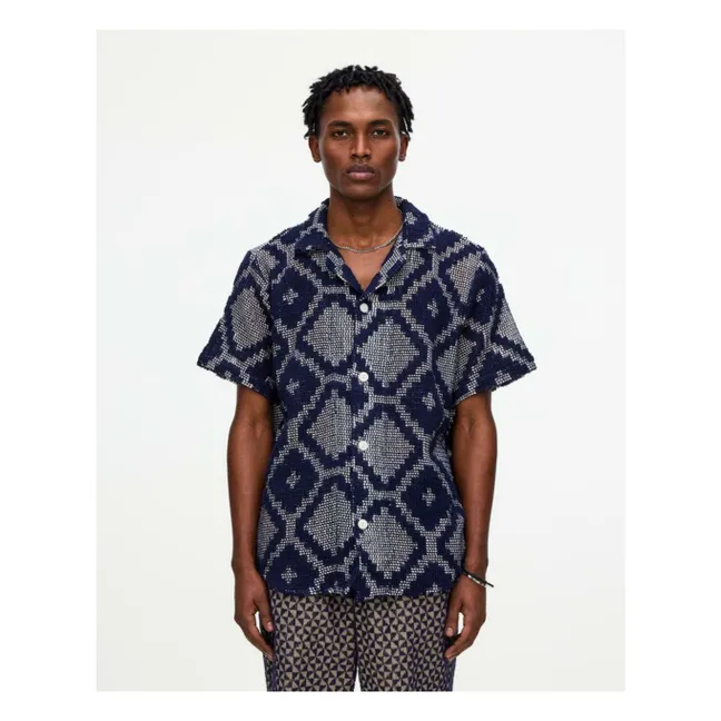 Chemise Trastevere Cuba Crochet | Bleu