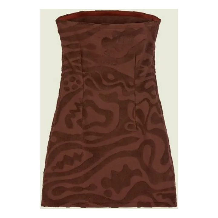 Robe Merlot Echo Aya | Marron- Image produit n°3