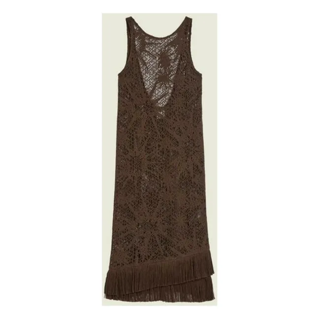 Robe Astrea Ari Crochet  | Marron