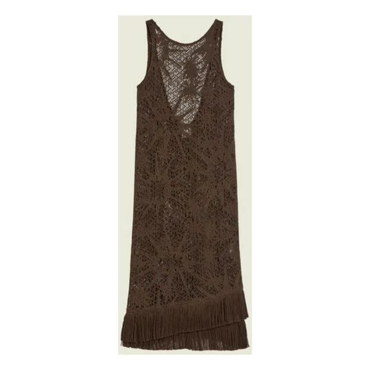 Robe Astrea Ari Crochet  | Marron- Image produit n°0