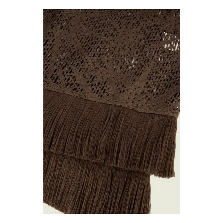 Robe Astrea Ari Crochet  | Marron- Image produit n°4