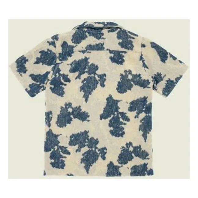 Camisa Sail de rizo en contraste | Beige
