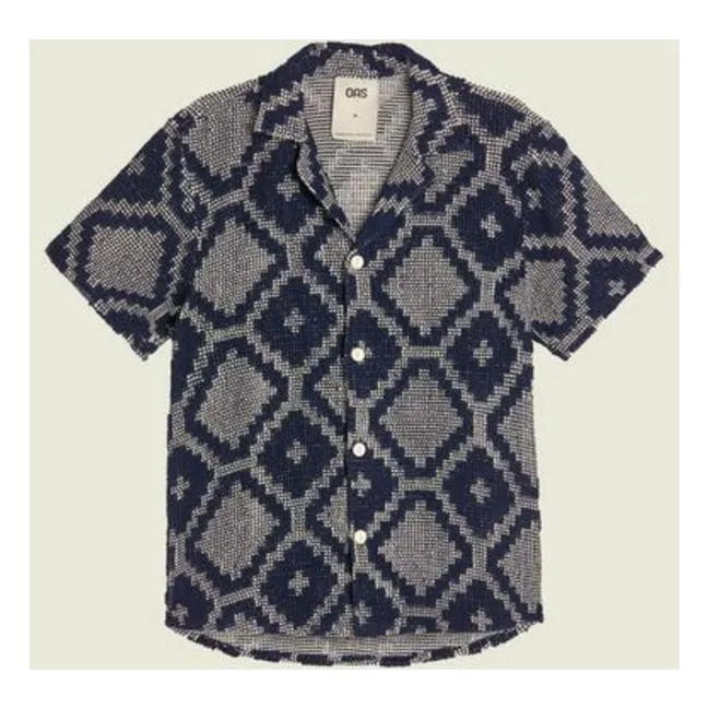 Chemise Trastevere Cuba Crochet | Bleu