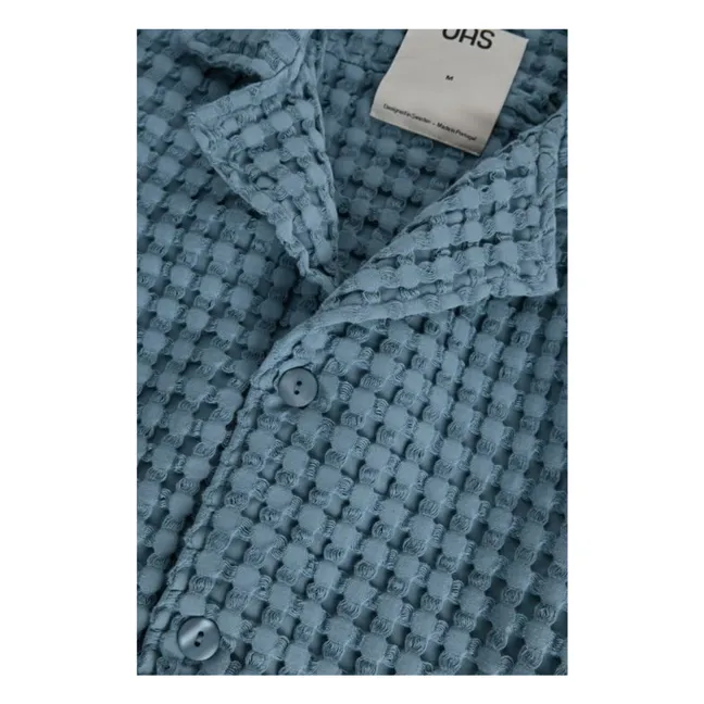 Chemise Coronet Cuba Waffle | Bleu