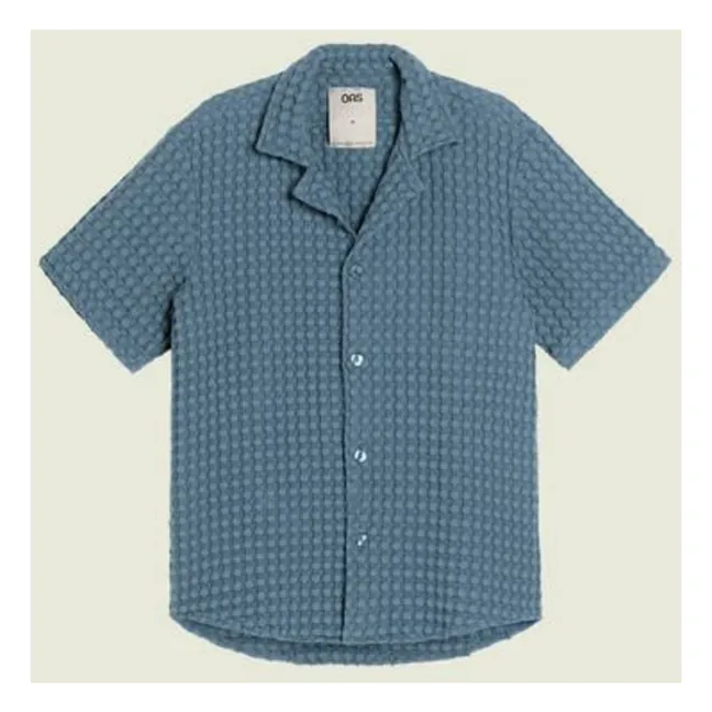 Chemise Coronet Cuba Waffle | Bleu