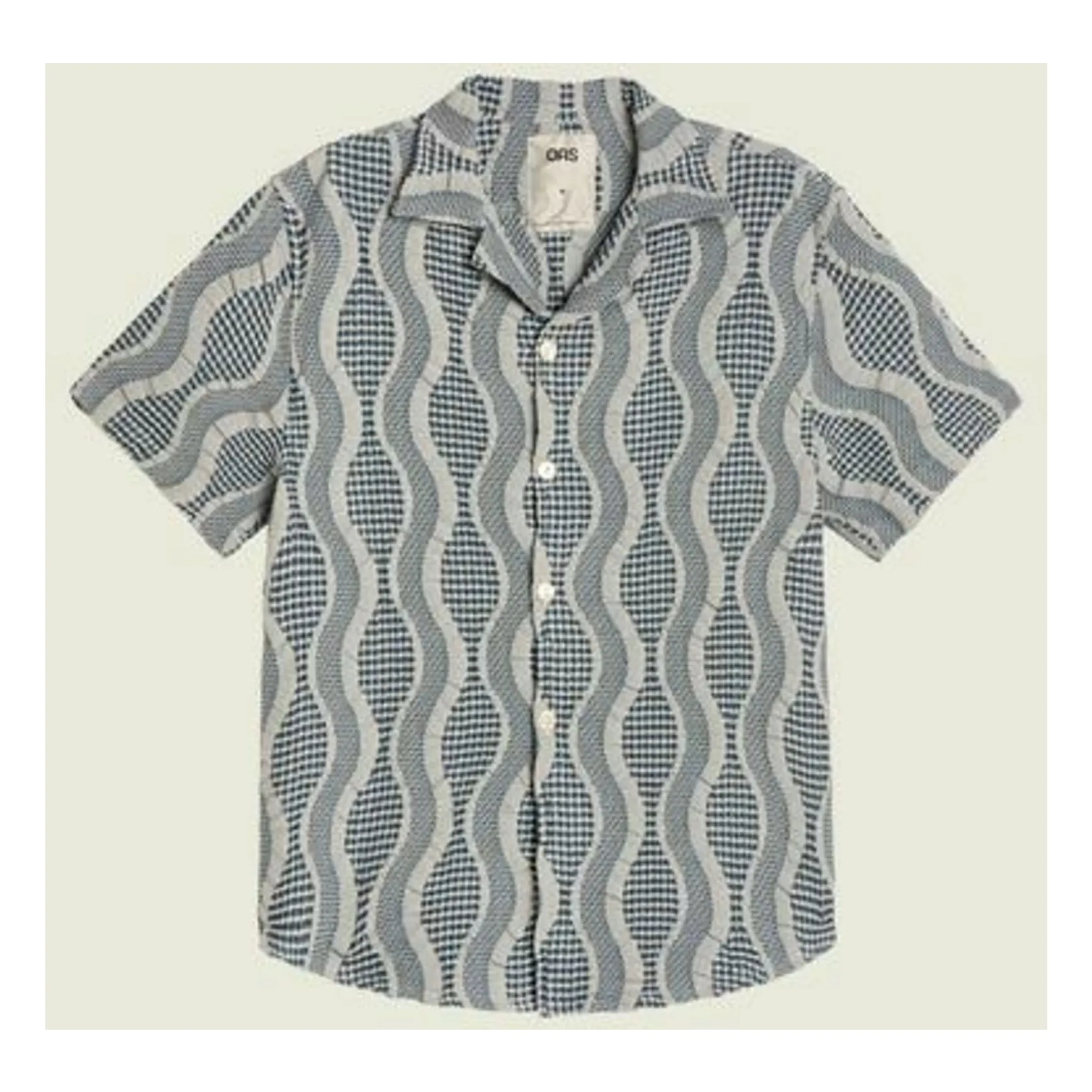 Chemise Como Cuba Waffle | Bleu- Image produit n°6