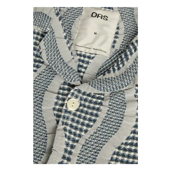 Chemise Como Cuba Waffle | Bleu