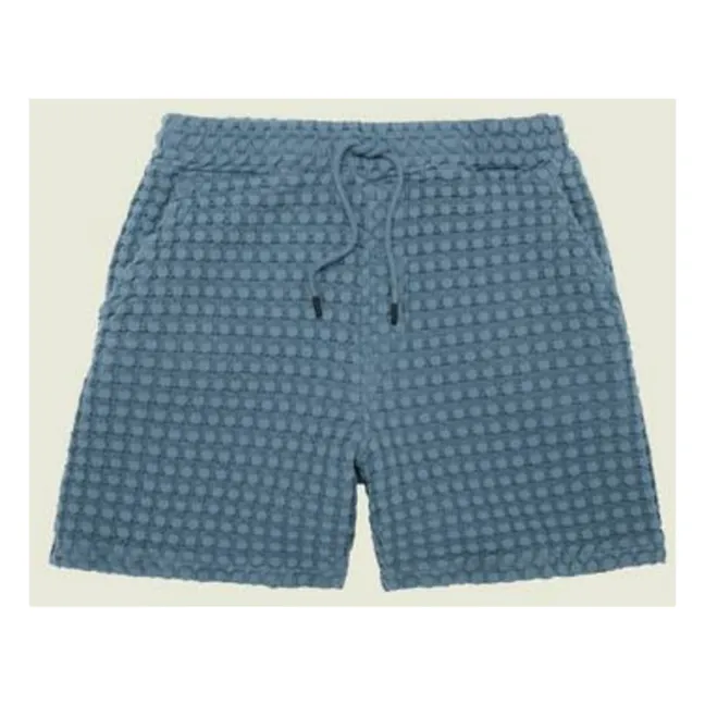 Short Coronet Porto Waffle | Bleu