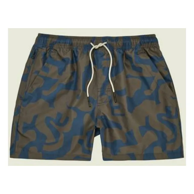 Short de Bain Morel Puzzlotec | Marron