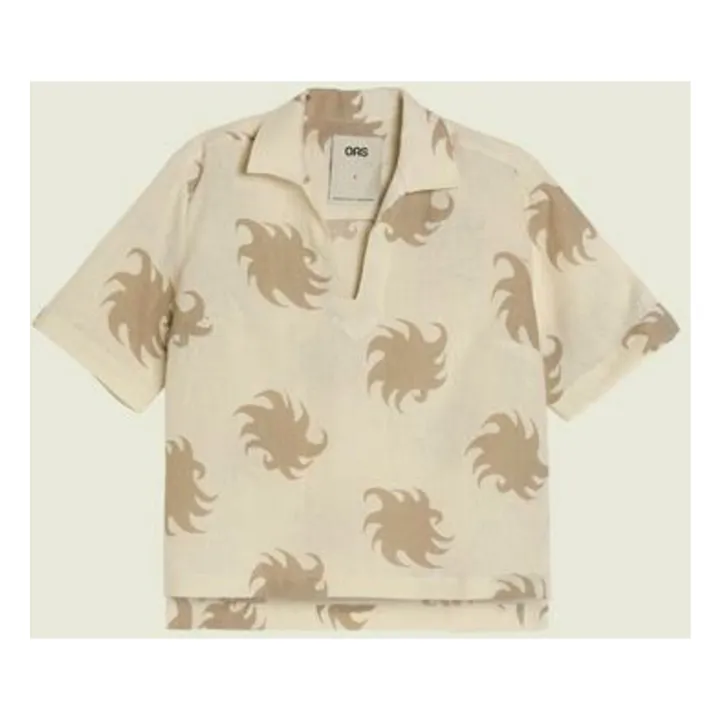 Chemise Hazel Ember Jaffa Lin | Beige- Image produit n°0
