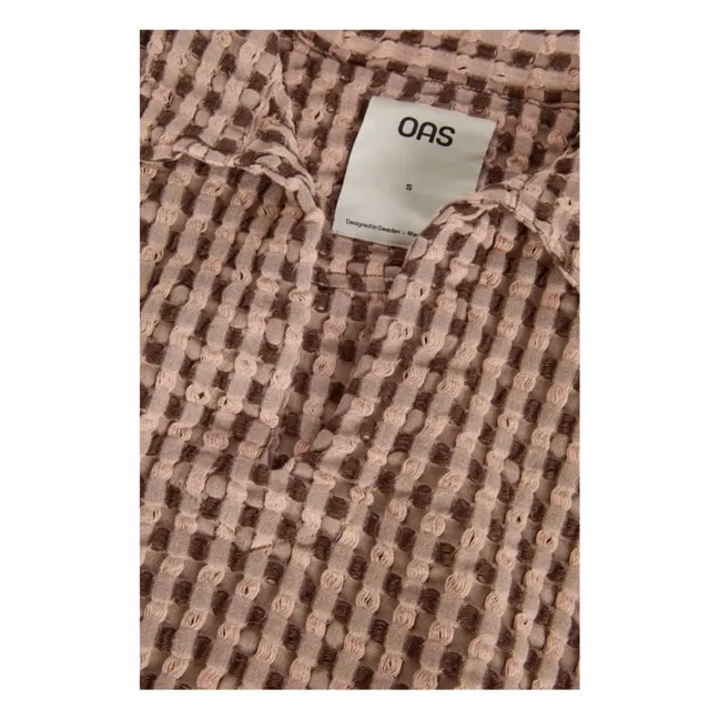 Chemise Ferratelle Jaffa Waffle | Vieux Rose