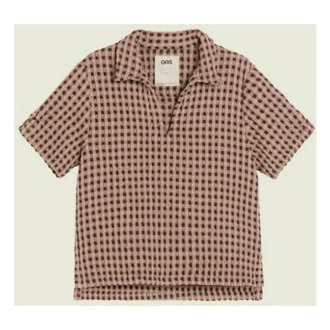 Chemise Ferratelle Jaffa Waffle | Vieux Rose