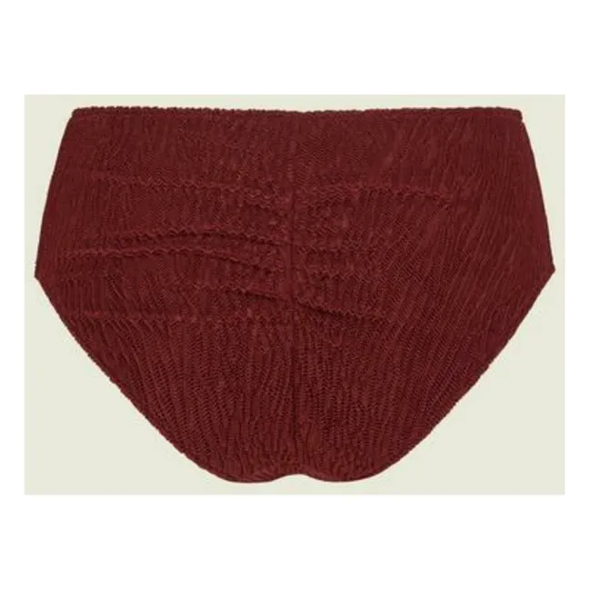 Cherry Riva Bikini-Strumpf | Burgunderrot