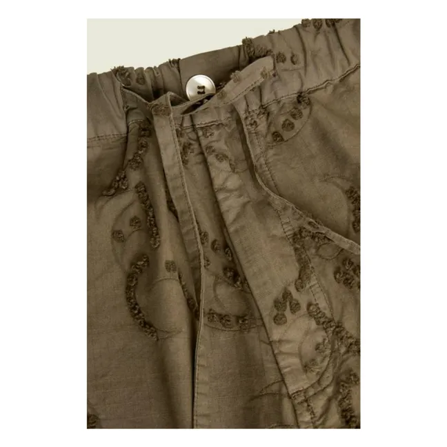 Pantalon Emberia Pan Dobby  | Marron