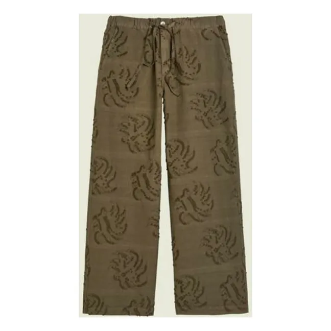 Pantalon Emberia Pan Dobby  | Marron
