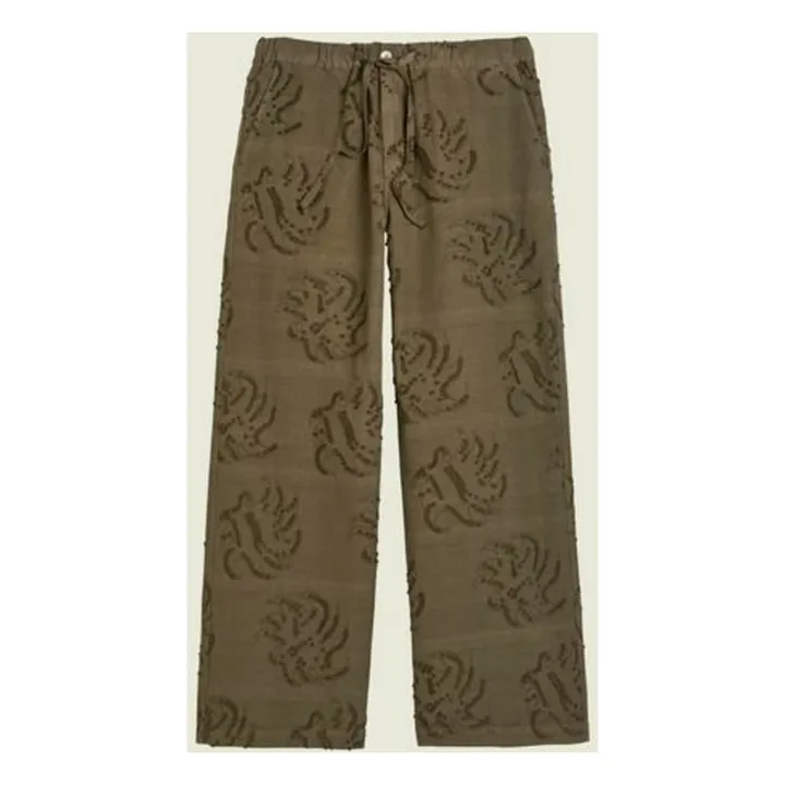 Pantalon Emberia Pan Dobby  | Marron- Image produit n°0