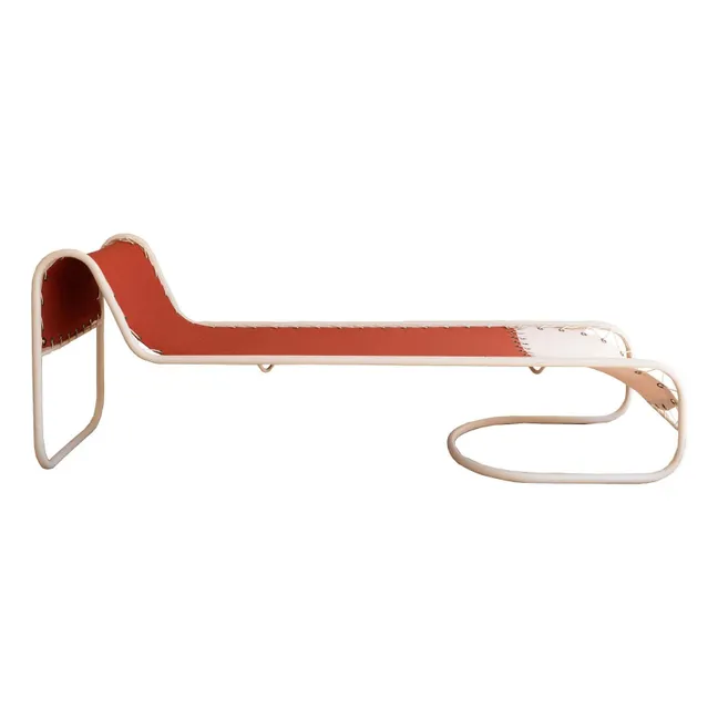 Campo outdoor deckchair  | Terracotta