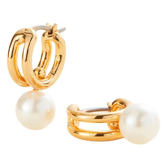 Nova Huggies Earrings | Gold