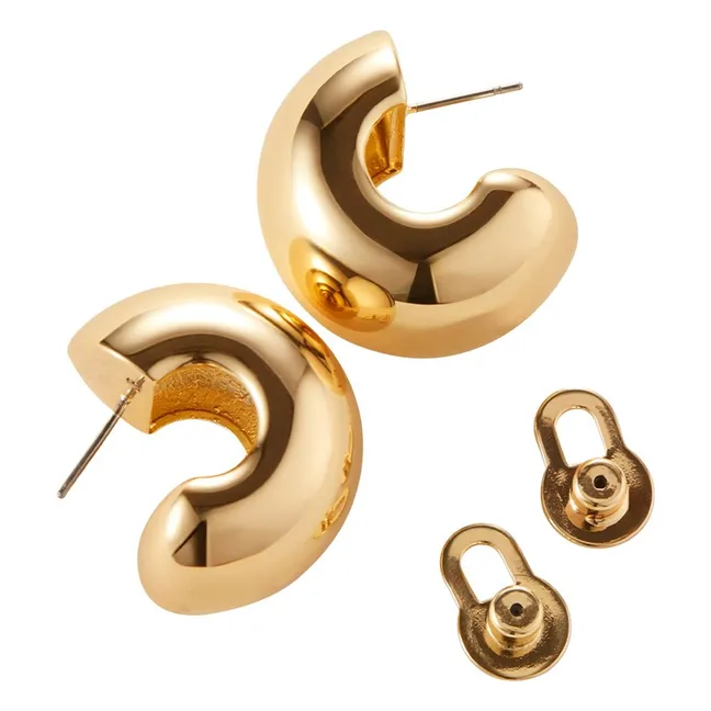 Boucles d'Oreilles Gemma | Doré