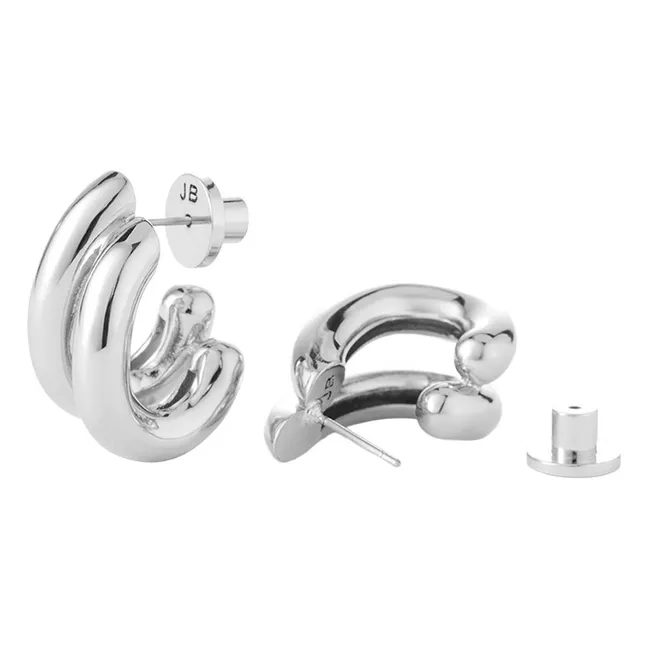 Boucles d'Oreilles Florence | Argenté