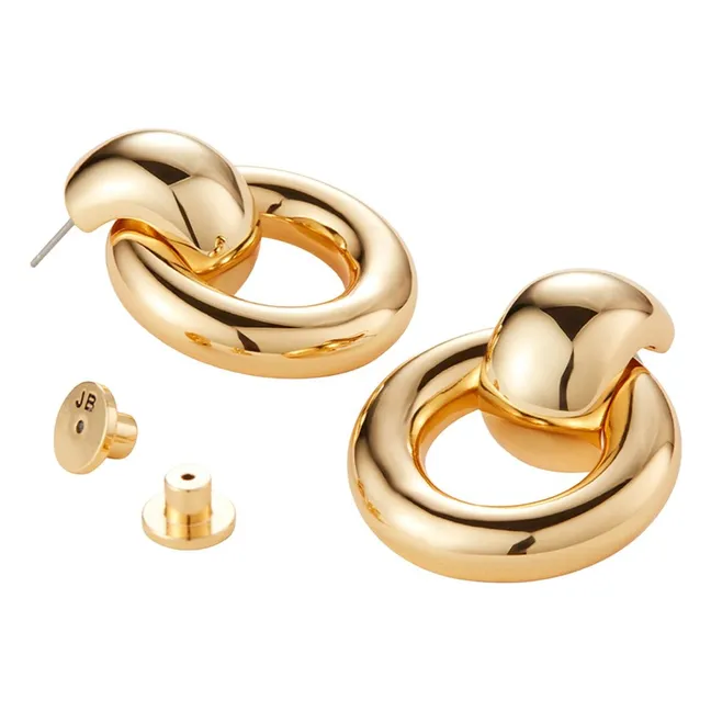 Boucles d'Oreilles Mega Faye | Doré