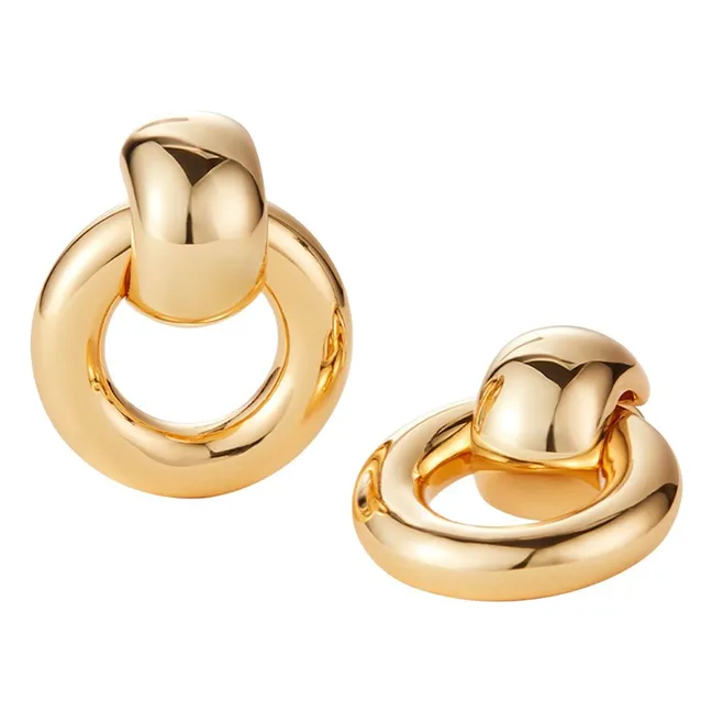 Mega Faye Earrings | Gold