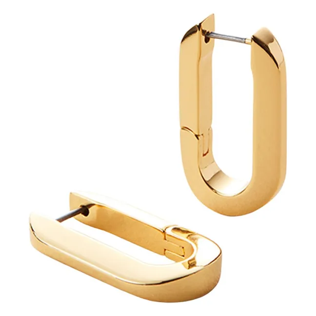 Pendientes U-Link | Dorado
