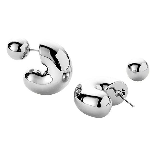 Boucles d'Oreilles Medium Tome | Argenté
