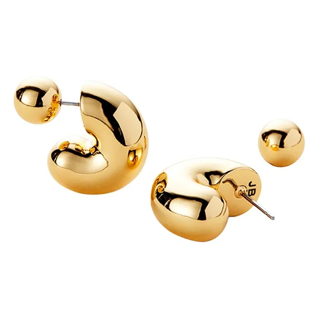 Boucles d'Oreilles Medium Tome | Doré