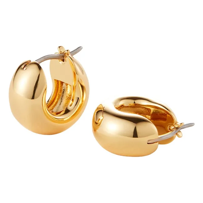 Mini Tome Earrings | Gold