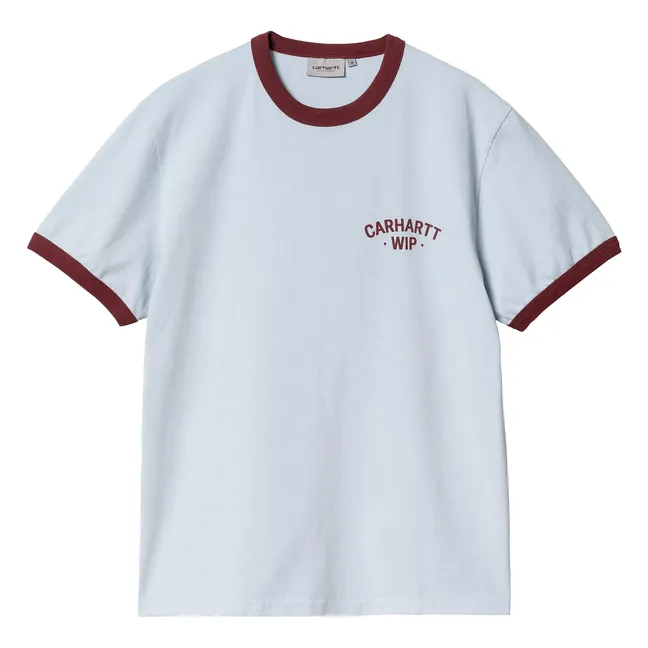 T-shirt Ringer 89 Coton Bio | Bleu ciel