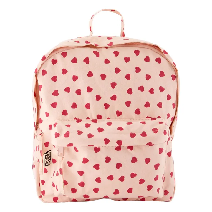 Sac à Dos Cœur | Rose pâle- Image produit n°0