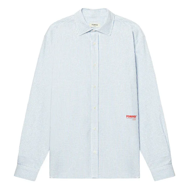 Carreaux shirt | Light blue